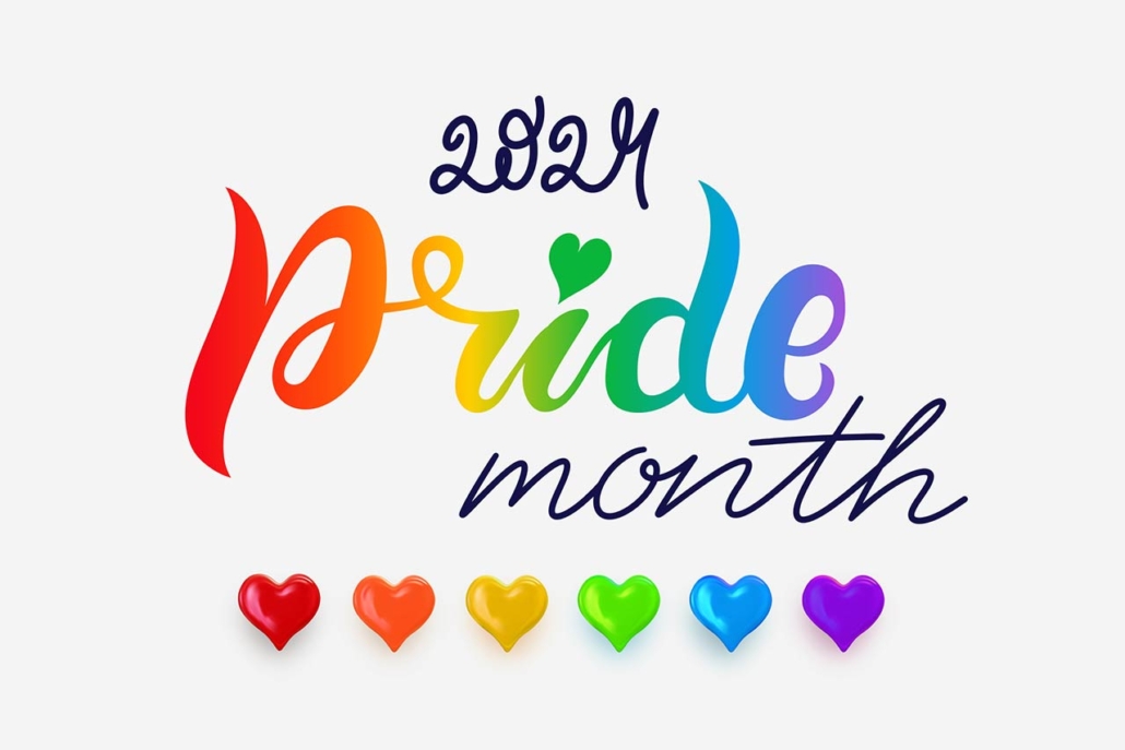 Happy pride month banner